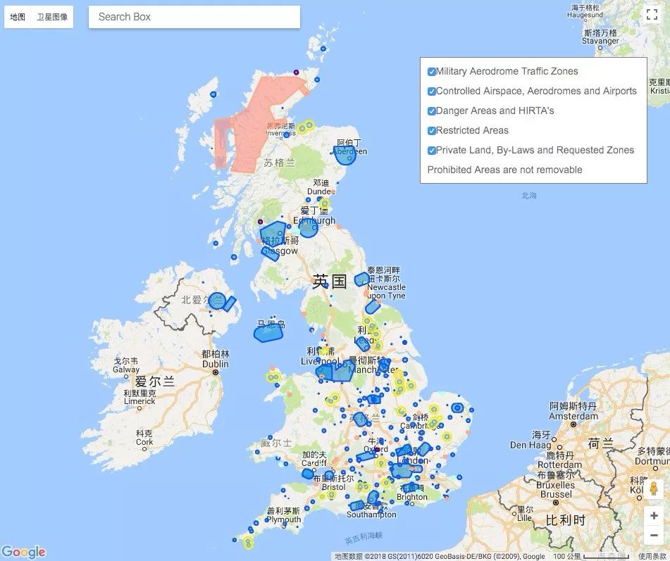 【无人机】英国禁飞区及航拍须知