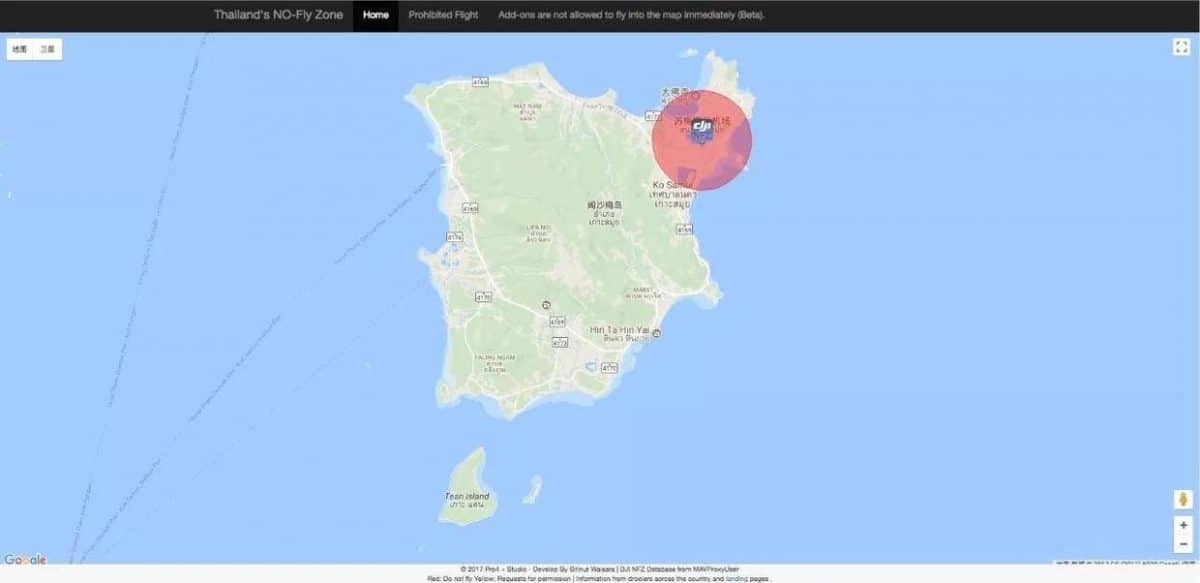【无人机】泰国禁飞区及航拍须知