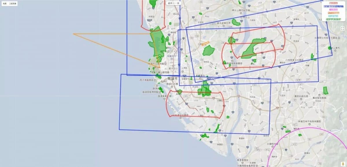 【无人机】宝岛台湾无人机禁飞区